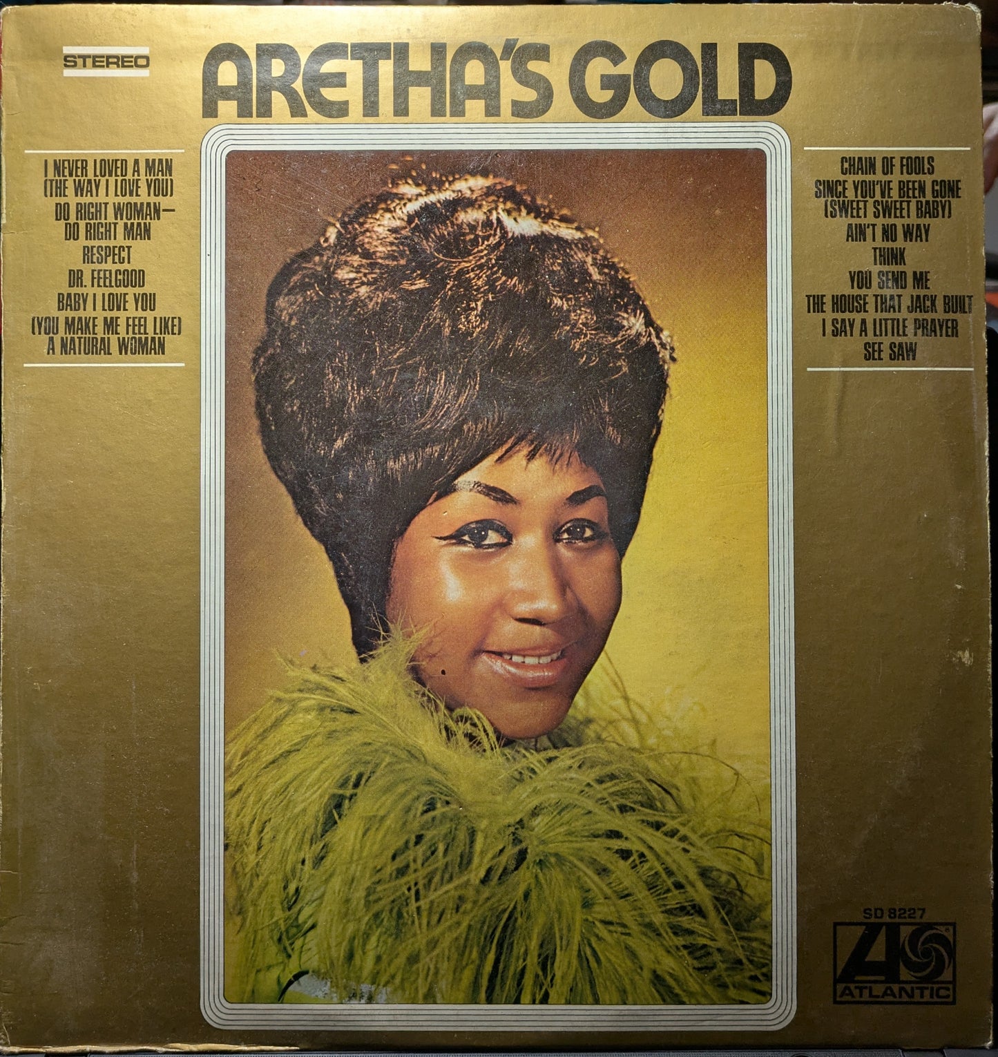 Aretha's Gold (VINYL) | Very Good (VG) Very Good Plus (VG+) - FUNK / USED *VERY GOOD*