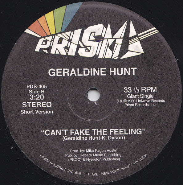Can't Fake The Feeling | Mint (M) Generic
