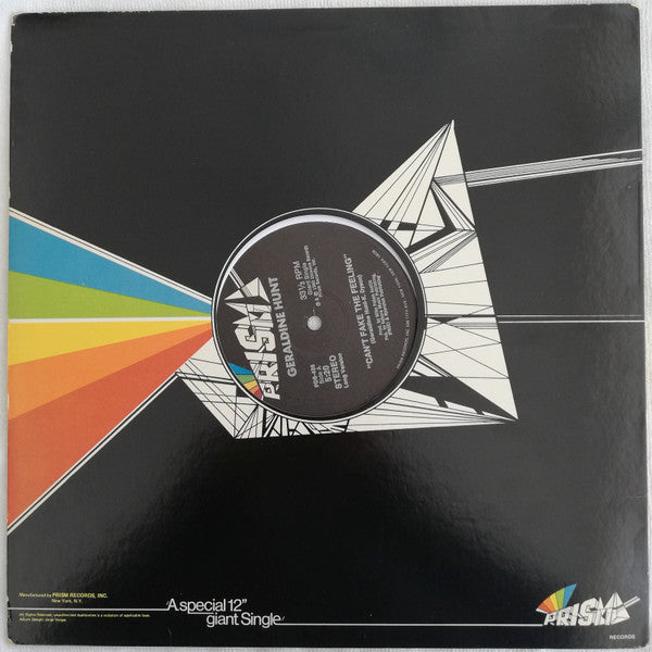 Geraldine Hunt Can't Fake The Feeling 12" Mint (M) Generic