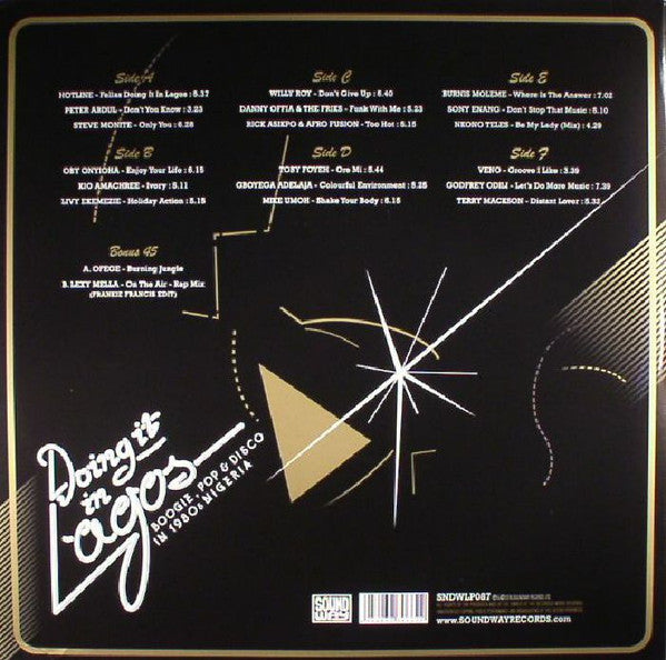 Doing It In Lagos (Boogie, Pop & Disco In 1980s Nigeria) (3LP) | Mint (M) Excellent (EX)