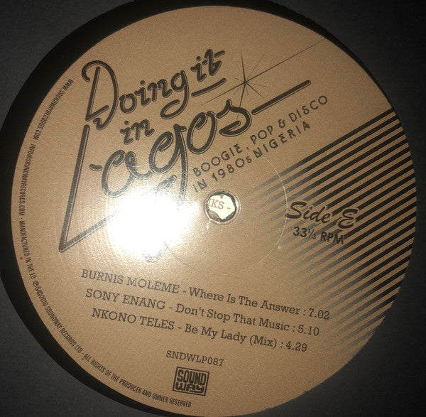 Doing It In Lagos (Boogie, Pop & Disco In 1980s Nigeria) (3LP) | Mint (M) Excellent (EX)