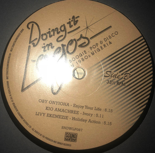 Doing It In Lagos (Boogie, Pop & Disco In 1980s Nigeria) (3LP) | Mint (M) Excellent (EX)