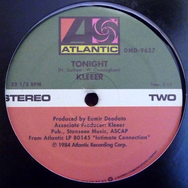 Intimate Connection / Tonight (VINYL) | Mint (M) Generic