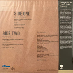 George Strait Ocean Front Property MCA Records LP, Album, Club, RE, RM, Blu Mint (M) Mint (M)