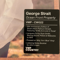 George Strait Ocean Front Property MCA Records LP, Album, Club, RE, RM, Blu Mint (M) Mint (M)