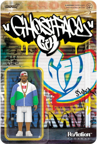 Super7 - Ghostface Killah - Reaction Figures - Ghostface Killah (Can It Be All So Simple) (Collectible, Figure, Action Figure) |