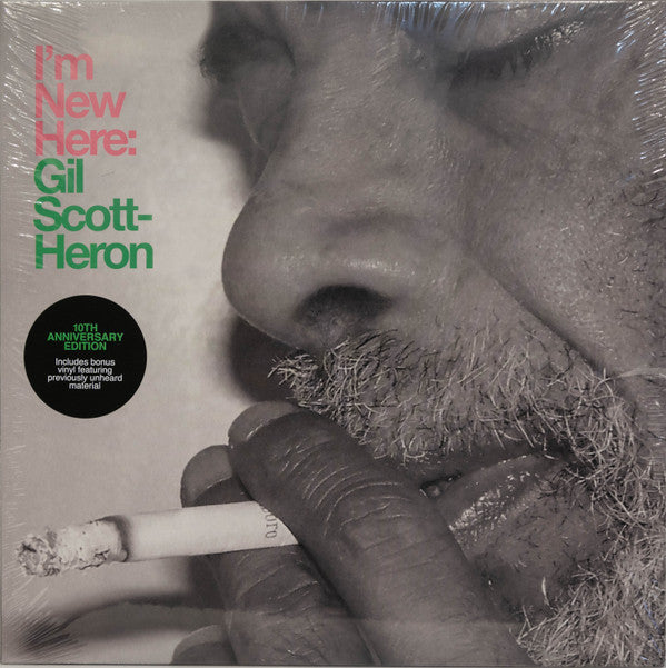 Gil Scott-Heron I'm New Here XL Recordings LP, Album, RE, Pin + LP, Gre Mint (M) Mint (M)