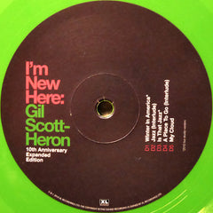Gil Scott-Heron I'm New Here XL Recordings LP, Album, RE, Pin + LP, Gre Mint (M) Mint (M)