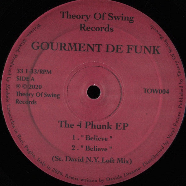 The 4 Phunk EP | Mint (M) Generic - HOUSE