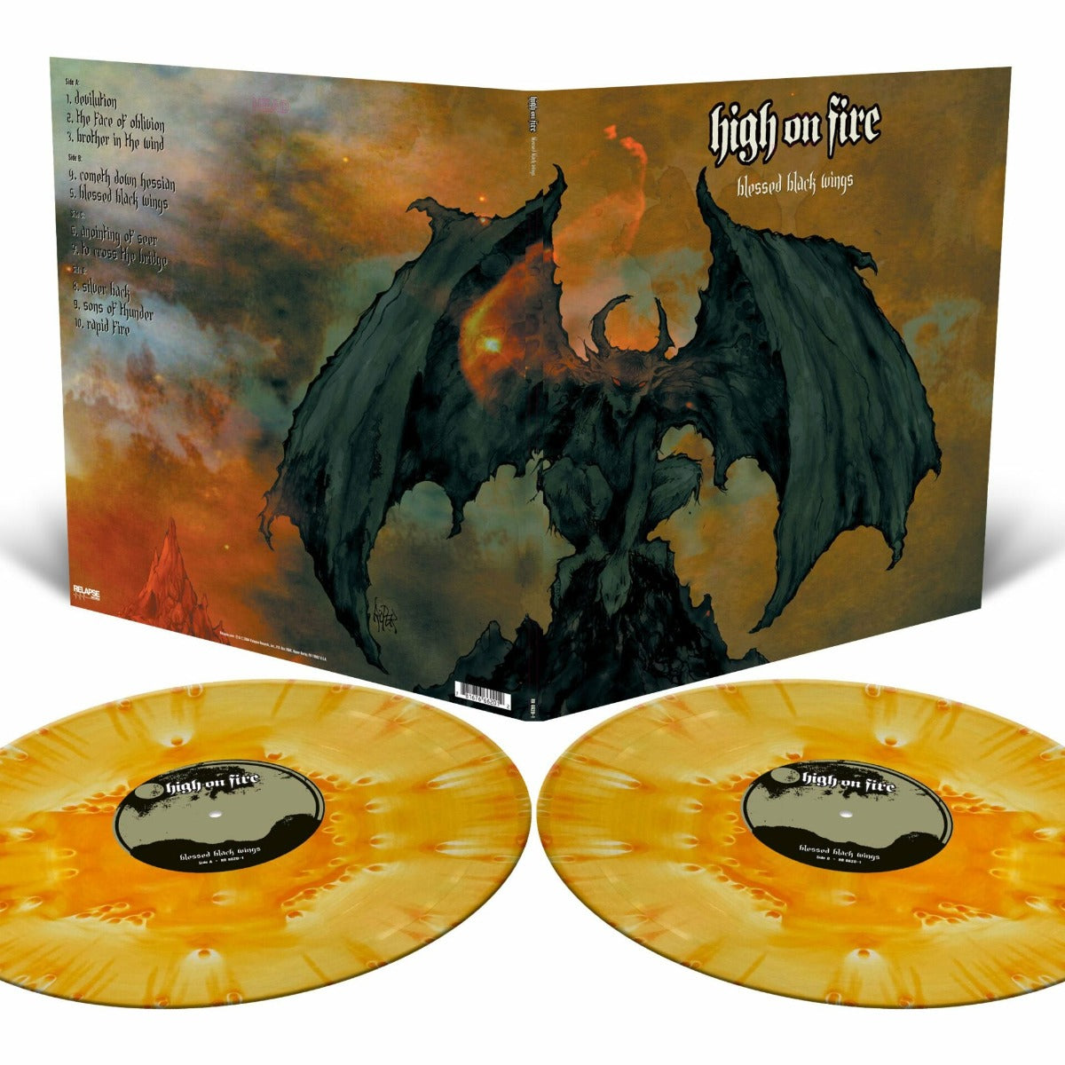 Blessed Black Wings (Colored Vinyl, Blue, Orange) (2 Lp's) | Mint (M) Mint (M) - METAL *SEALED/COLOR*