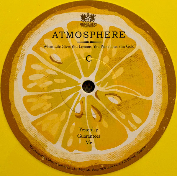 When Life Gives You Lemons, You Paint That Shit Gold | Mint (M) Mint (M) - HIP HOP *SEALED/COLOR/VMP*