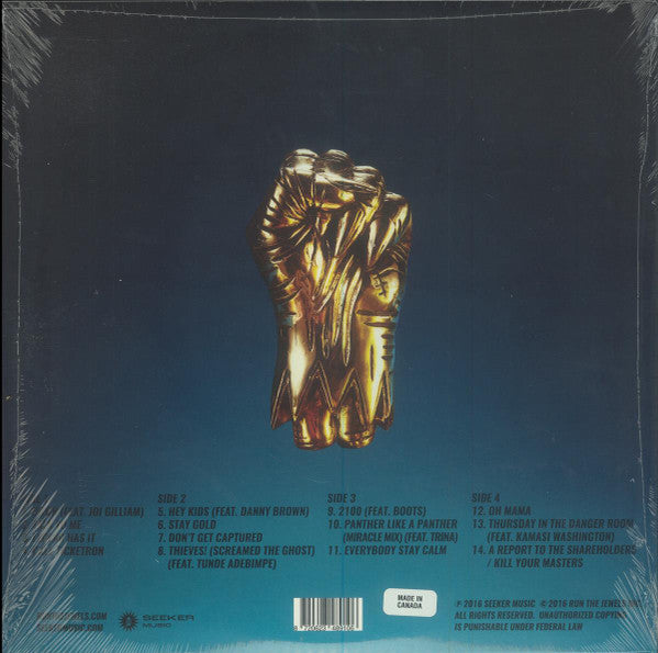 Run The Jewels 3 | Mint (M) Mint (M) - HIP HOP *COLOR*