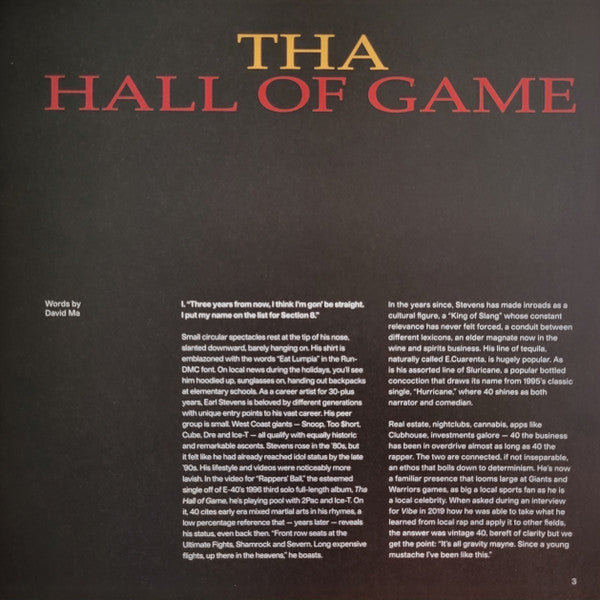 Tha Hall Of Game | Mint (M) Mint (M) - HIP HOP *NEW/COLOR/VMP*