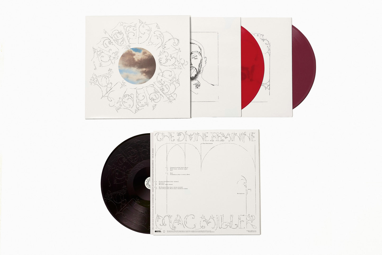 Mac Miller - (PRESALE 10/2/26) The Divine Feminine (10th Anniversary)(APPLE FRUIT PUNCH BLACK ICE VINYL 3xLP) | NEW - HIP HOP *NEW/COLOR*