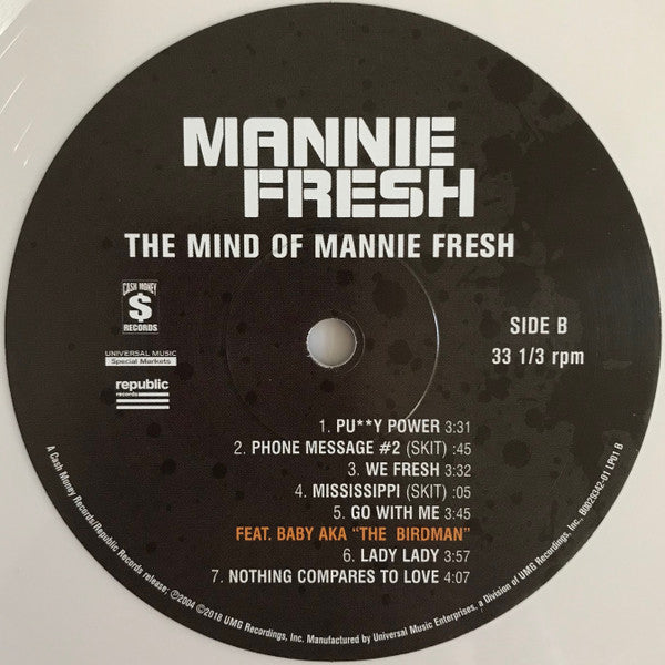 The Mind Of Mannie Fresh (CREAM VINYL) | Mint (M) Mint (M)