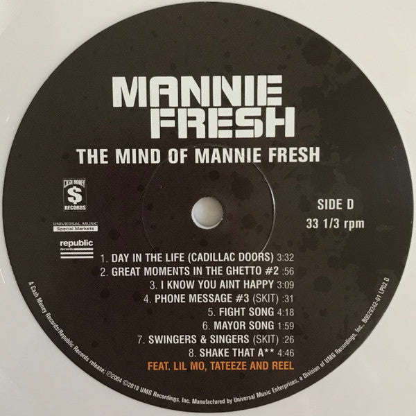 The Mind Of Mannie Fresh (CREAM VINYL) | Mint (M) Mint (M)