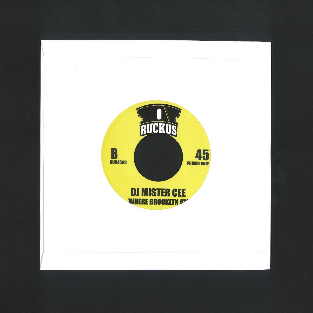 DJ Mister Cee - Shake Dat Ass / Where Brooklyn At? (VINYL 7" Ruckus 45s) | NEW - HIP HOP *NEW*
