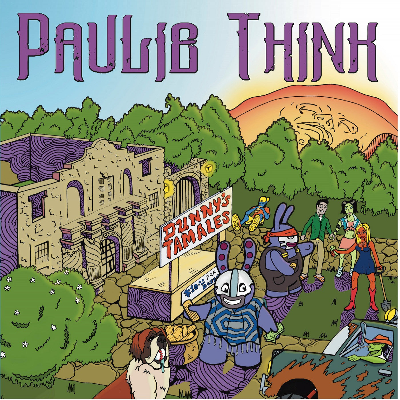 Paulie Think - Dunny's Tamales (BLUE VINYL) (Vinyl) | Mint (M) Mint (M) - HIP HOP *NEW*