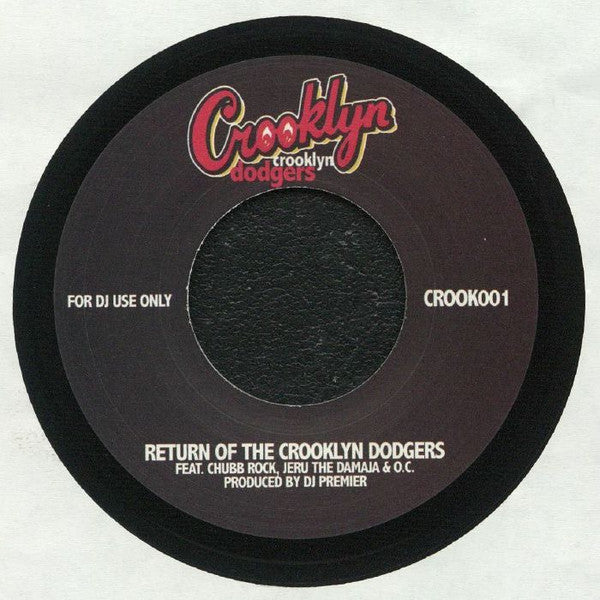Crooklyn / Return Of The Crooklyn Dodgers (7" VINYL) | Mint (M) Generic - HIP HOP *NEW*