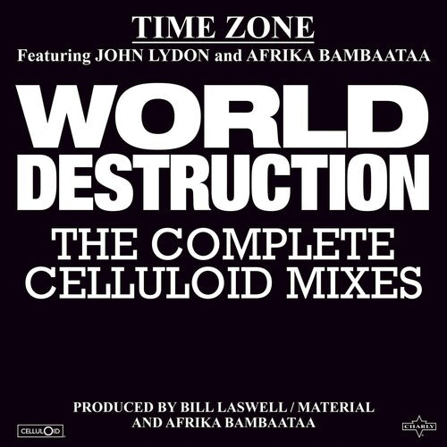 Time Zone (Afrika Bambaataa, John Lydon) - World Destruction: The Complete Celluloid Mixes (12" VINYL) | - HIP HOP *NEW*