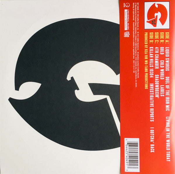 Liquid Swords - The Instrumentals (SLEEVE ONLY - NO VINYL) | Poor (P) Mint (M) - HIP HOP *NEW*