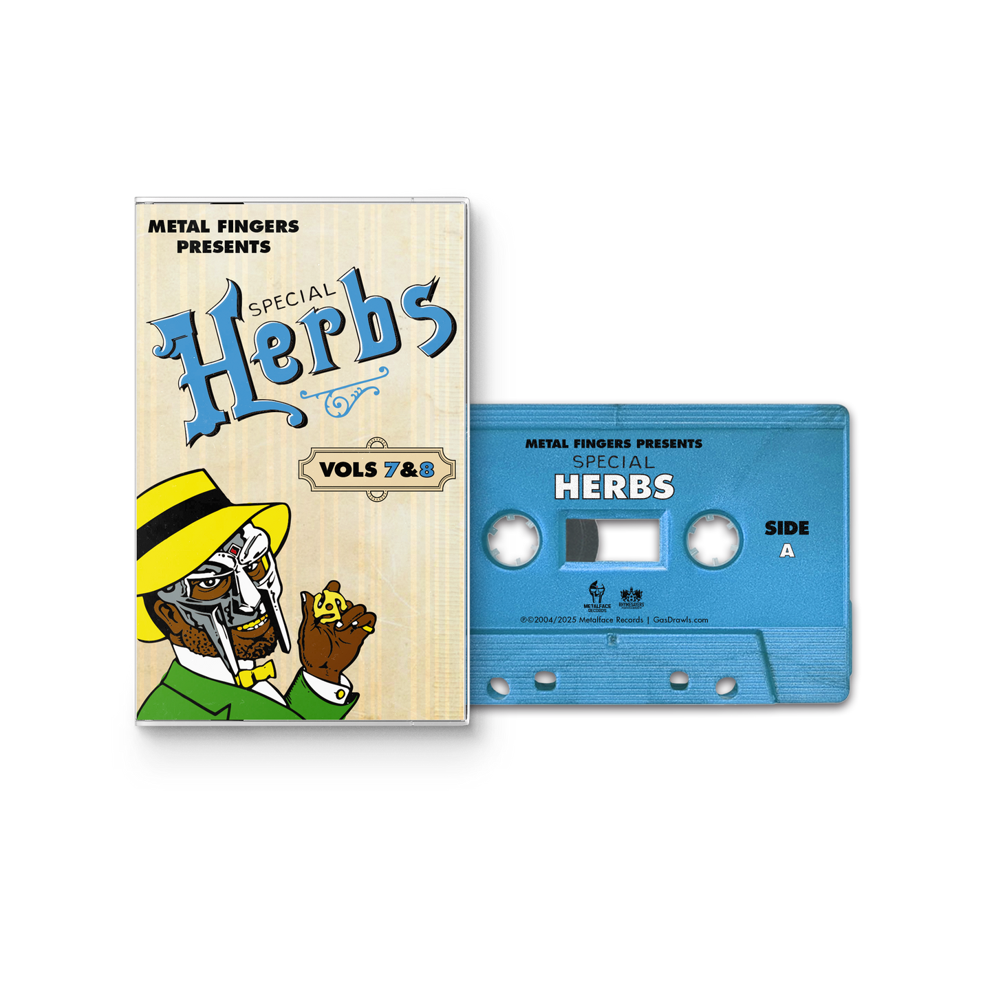 Metal Fingers Presents: Special Herbs Vol. 7 & 8 *PRE-ORDER 9/5/25*(CASS) | Mint (M) Mint (M) - HIP HOP *NEW*