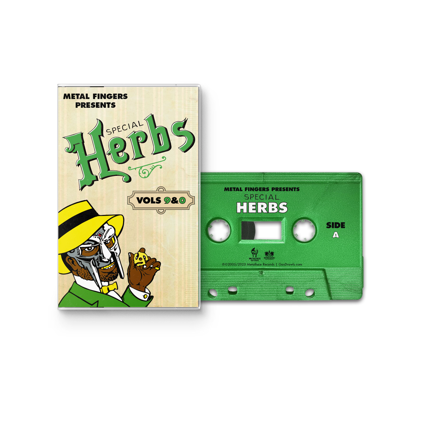 Metal Fingers Presents: Special Herbs Vol. 9 & 0 *PRE-ORDER 9/5/25*(CASS) | Mint (M) Mint (M) - HIP HOP *NEW*