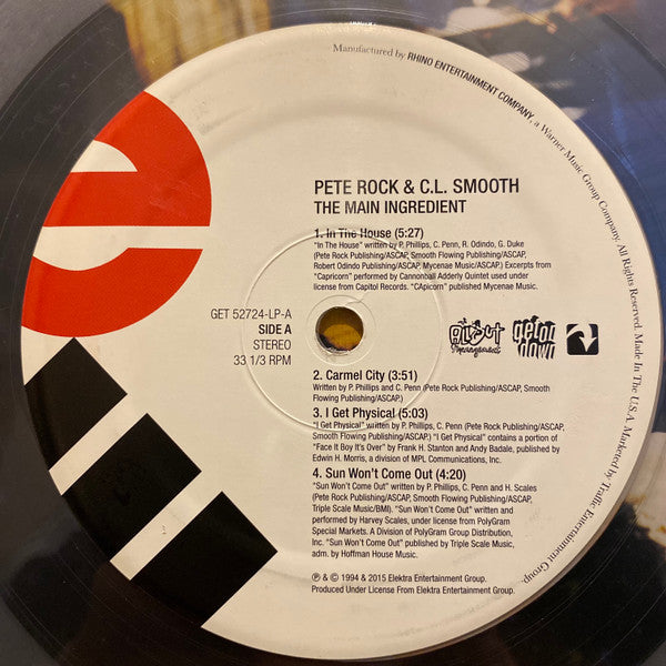 Pete Rock & C.L. Smooth The Main Ingredient 2xLP Mint (M) Mint (M)