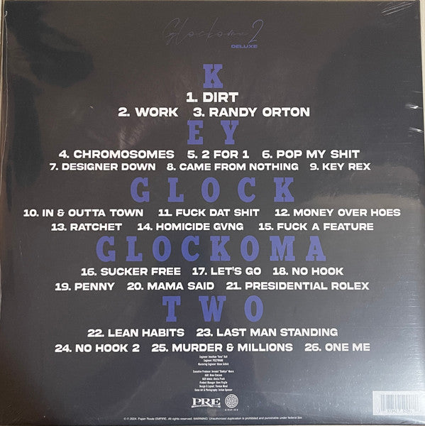 Glockoma 2 (BLUE & WHITE MARBLE W/ RED SPLATTER VINYL) | Mint (M) Mint (M)