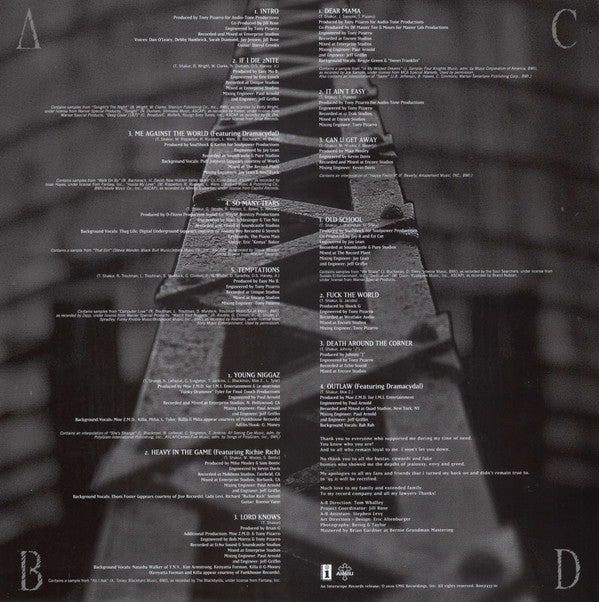 Me Against The World | Mint (M) Mint (M) - HIP HOP/RAP *NEW*