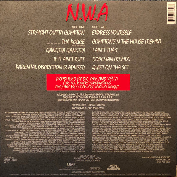 Straight Outta Compton | Mint (M) Mint (M) - HIP HOP/RAP *NEW*
