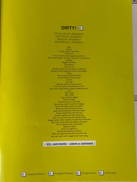 LP! (YELLOW VINYL) | Mint (M) Mint (M)
