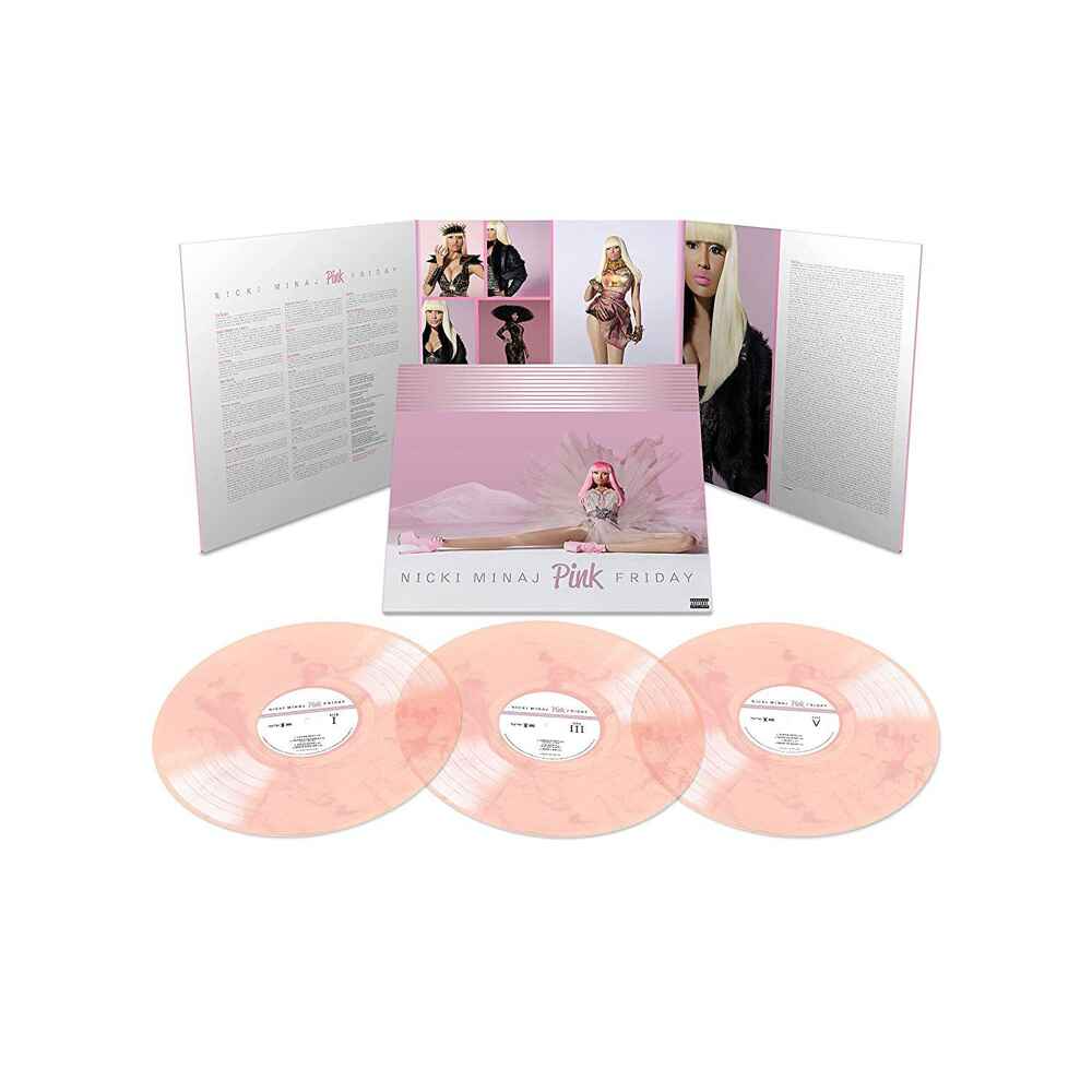 Pink Friday: 10th Anniversary (DELUXE | PINK & WHITE SWIRL VINYL) | Mint (M) Mint (M) - HIP HOP/RAP *SEALED/COLOR*