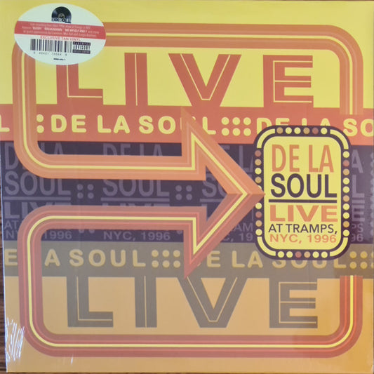 De La Soul Live At Tramps, NYC, 1996 LP Mint (M) Mint (M)