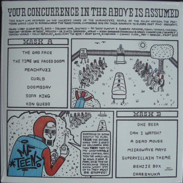 MF TEEN: Your Concurrence In The Above Is Assumed (OPAQUE ORANGE VINYL) | Mint (M) Mint (M) - HIP HOP *SEALED/COLOR*