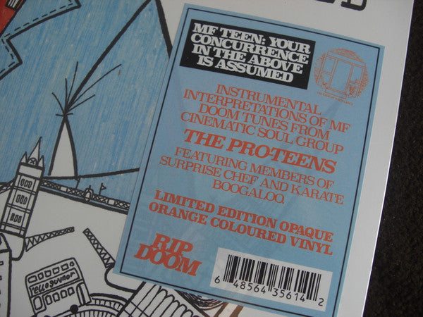 MF TEEN: Your Concurrence In The Above Is Assumed (OPAQUE ORANGE VINYL) | Mint (M) Mint (M) - HIP HOP *SEALED/COLOR*