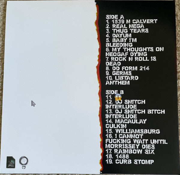 JPEGMAFIA - Veteran (UNOFFICIAL) | Mint (M) Mint (M) - HIP HOP *SEALED/COLOR*