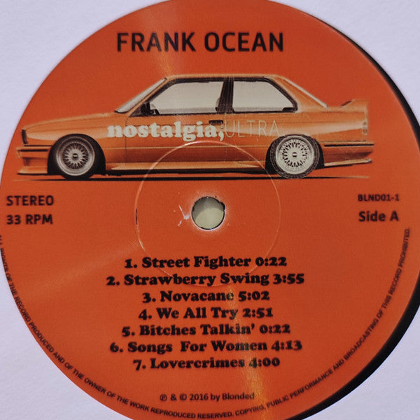 nostalgia, ULTRA. (VINYL - UNOFFICIAL) | Mint (M) Mint (M) - HIP HOP *SEALED/COLOR*