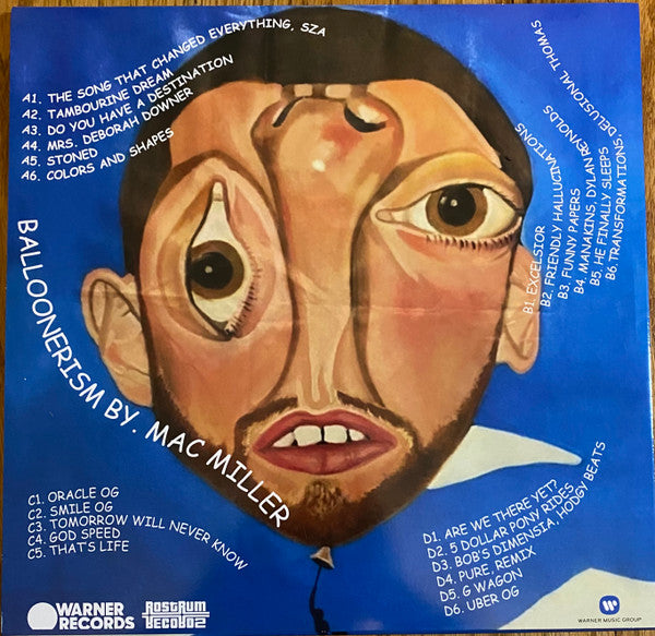 Mac Miller - Balloonerism (UNOFFICIAL | UNKNOWN COLOR) | Mint (M) Mint (M) - HIP HOP *SEALED/COLOR*