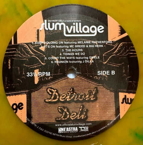 Slum Village Detroit Deli (A Taste Of Detroit) LP Mint (M) Mint (M)