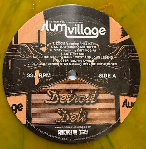 Slum Village Detroit Deli (A Taste Of Detroit) LP Mint (M) Mint (M)