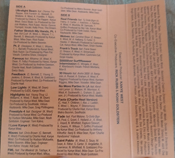 The Life Of Pablo (CASSETTE) | Mint (M) Mint (M)