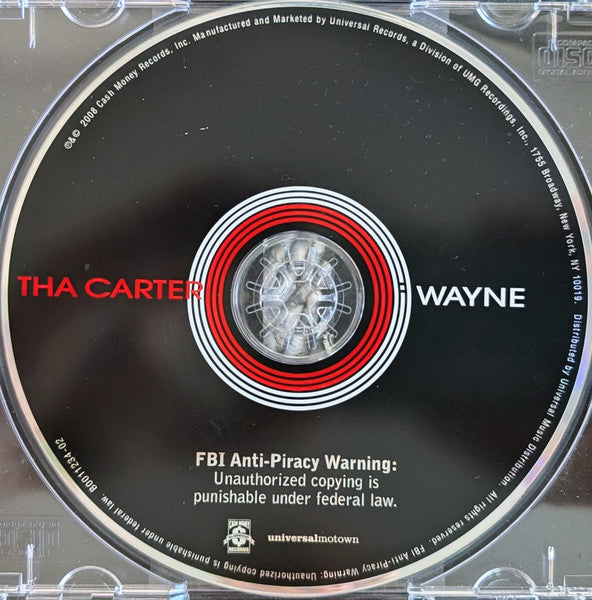 Tha Carter III (CD) | Excellent (EX) Excellent (EX) - HIP HOP / USED *EXCELLENT*