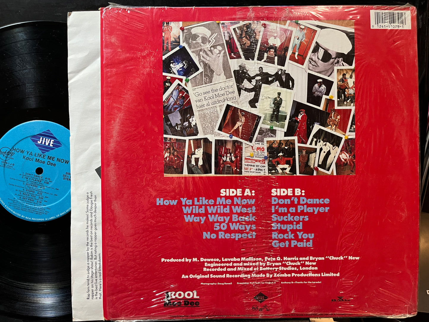 Kool Moe Dee - How Ya Like Me Now (VINYL LP Rooftop 1079-1-J 1987) | USED Near Mint- (NM-) Near Mint (NM) - HIP HOP / USED *NEAR MINT-*