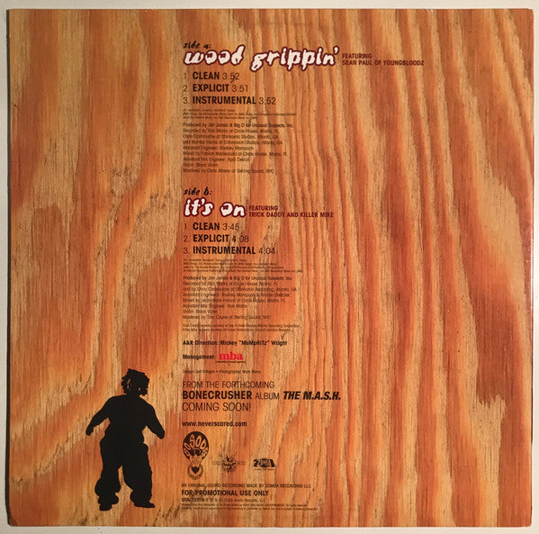 Wood Grippin' (VINYL) | Near Mint (NM) Excellent+ (EX+) - HIP HOP / USED *NEAR MINT*