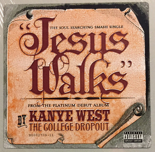Kanye West - Jesus Walks (VINYL 12" SINGLE ROC-A-FELLA B0002709-11 2004) | Near Mint (NM or M-) Near Mint (NM) - HIP HOP / USED *NEAR MINT*