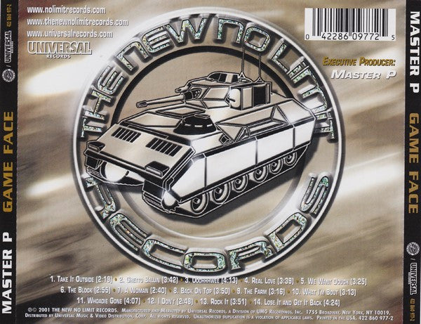 Game Face (CD) | Near Mint (NM) Near Mint (NM) - HIP HOP / USED *NEAR MINT*