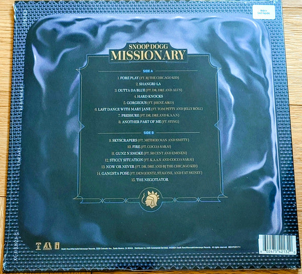 Missionary (VINYL) | Near Mint (NM or M-) Near Mint (NM or M-) - HIP HOP / USED *NEAR MINT*
