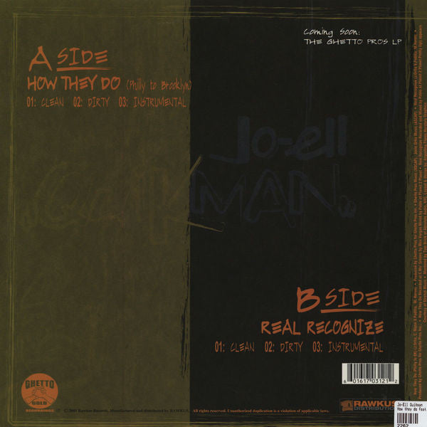 How They Do (VINYL) | Near Mint (NM) Near Mint (NM) - HIP HOP / USED *NEAR MINT*