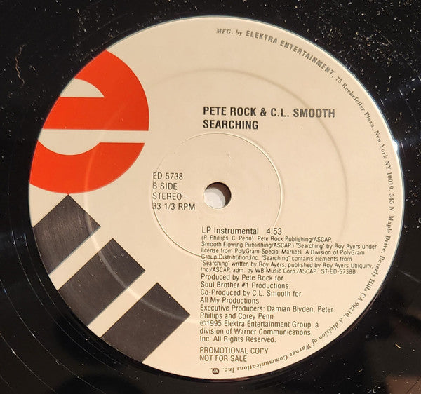 Pete Rock & C.L. Smooth - Searching | Near Mint (NM) Very Good Plus (VG+) - HIP HOP / USED *NEAR MINT*